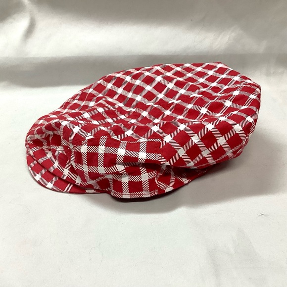 JuDanzy Baby & Toddler Plaid Red Checked Drivers Cabbie Cap - Picture 3 of 6